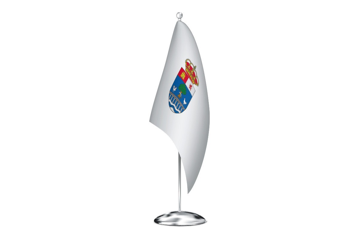 Bandera de despacho de Santo Domingo de la Calzada de alta calidad