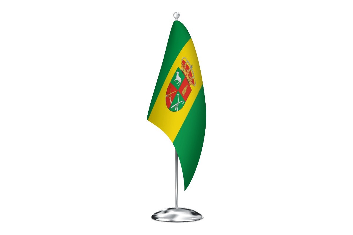 Bandera de despacho de Pradejón de alta calidad