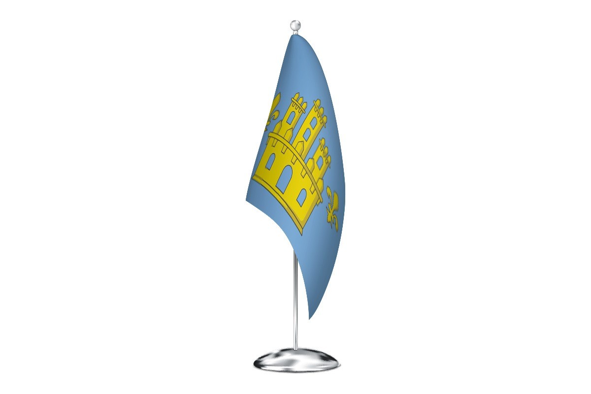 Bandera de despacho de Abadín de alta calidad