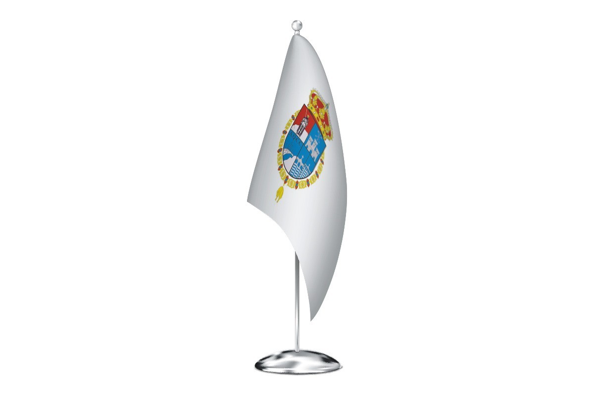 Bandera de despacho de Caldas de Reis de alta calidad