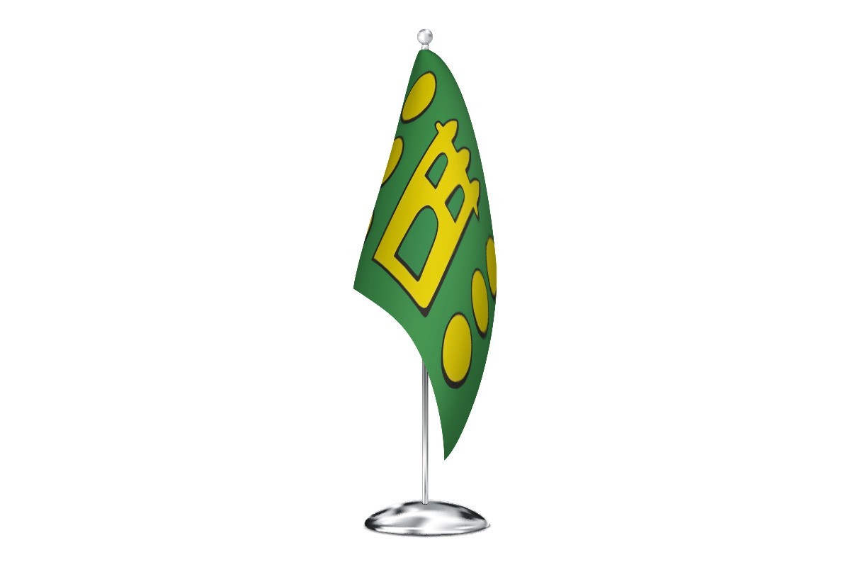 Bandera de despacho de Calvos de Randín de alta calidad