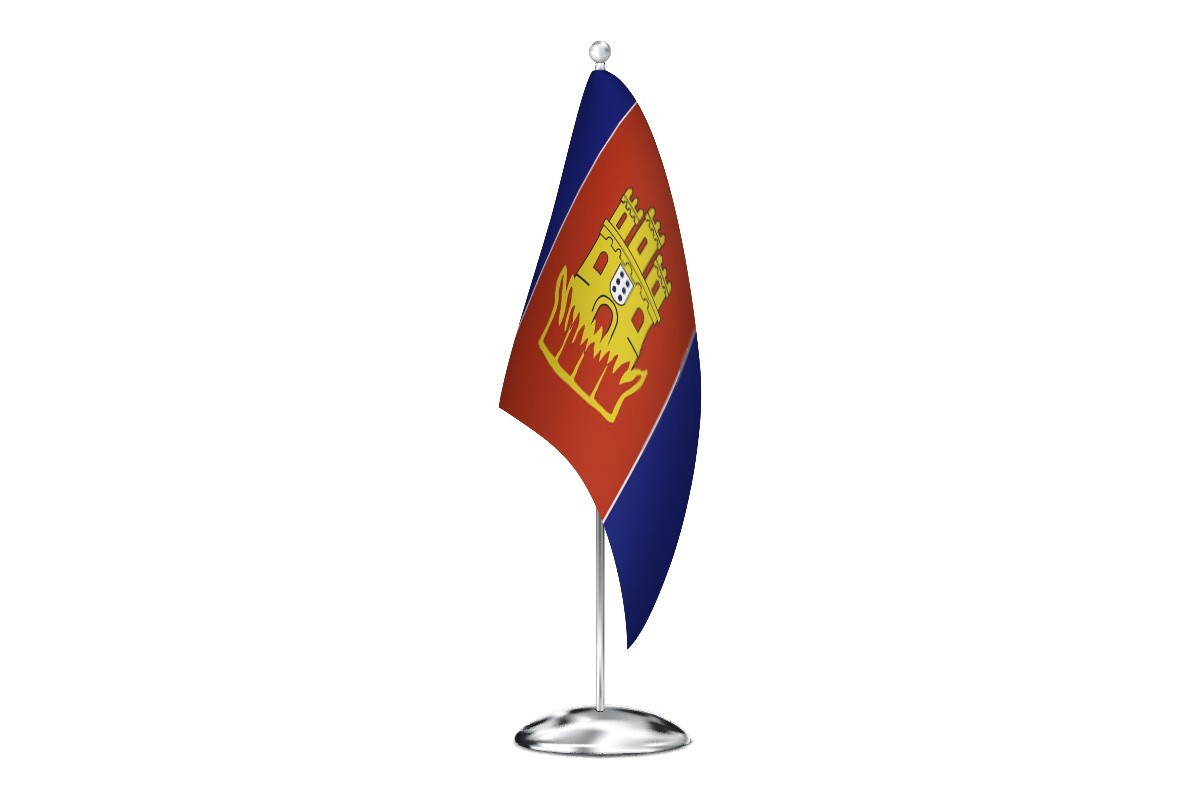 Bandera de despacho de Castro Caldelas de alta calidad