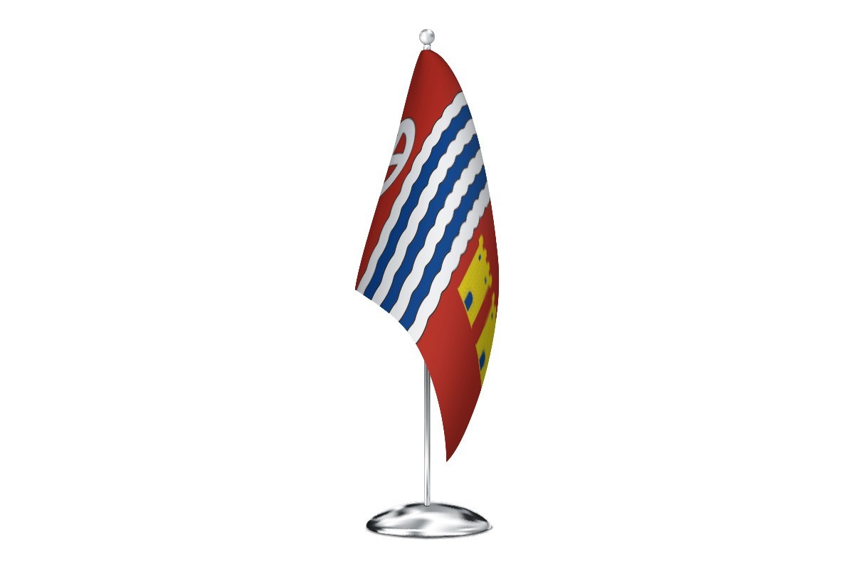 Bandera de despacho de Catoira de alta calidad