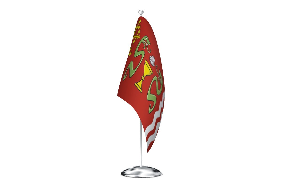 Bandera de despacho de Cortegada de alta calidad