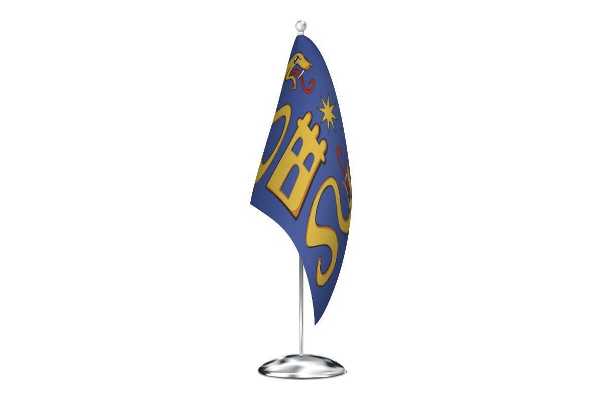 Bandera de despacho de Cuntis de alta calidad