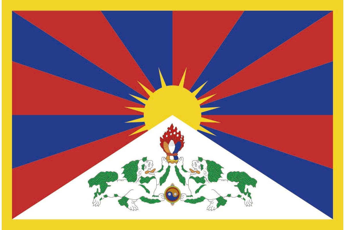 Bandera de Tibet Bandera de Tibet