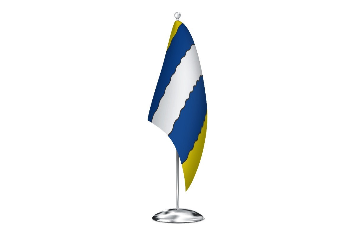 Bandera de despacho de Dumbría de alta calidad