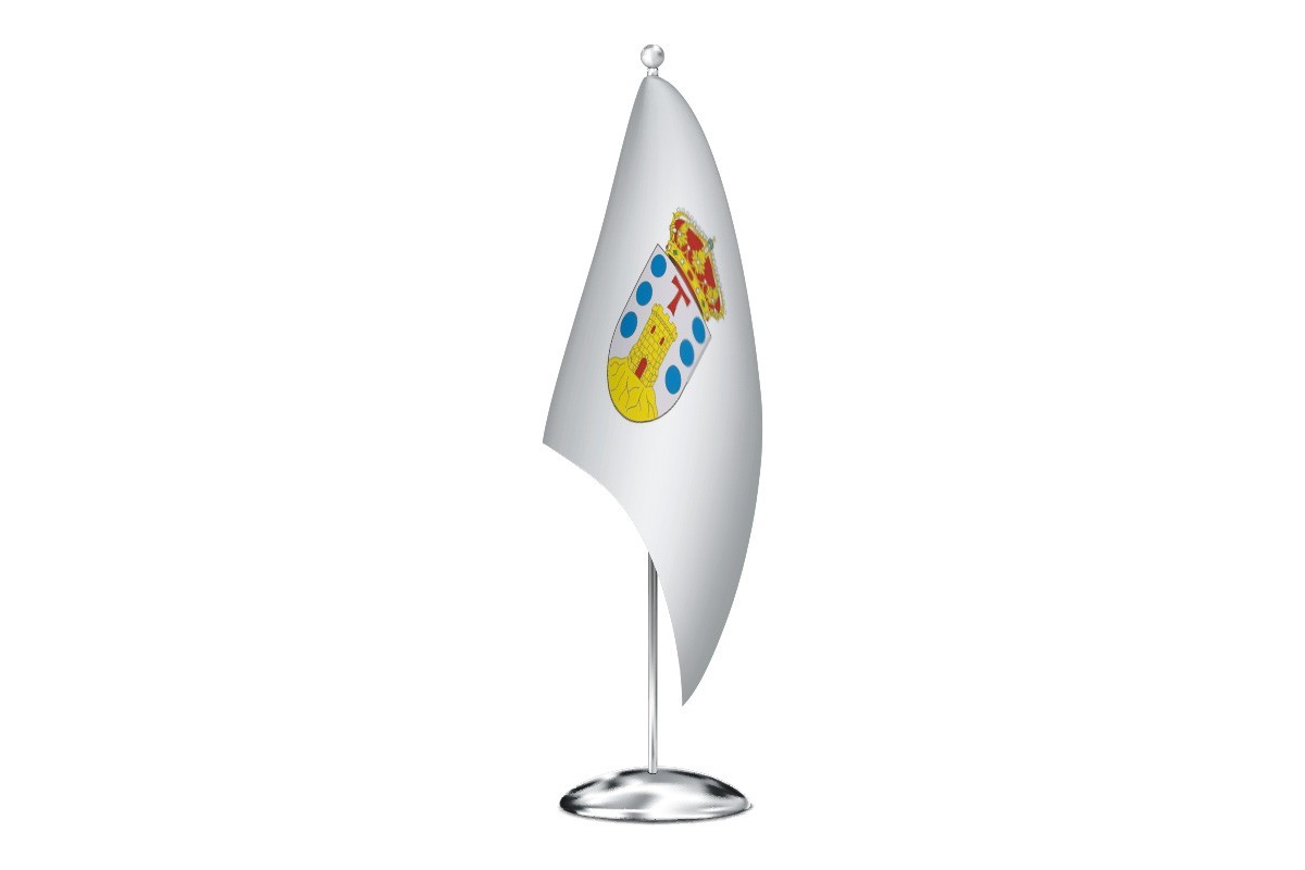 Bandera de despacho de Monforte de Lemos de alta calidad