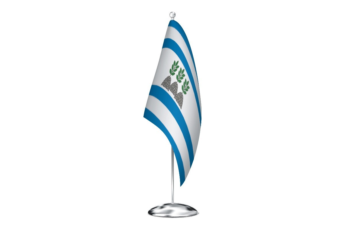 Bandera de despacho de Ortigueira de alta calidad