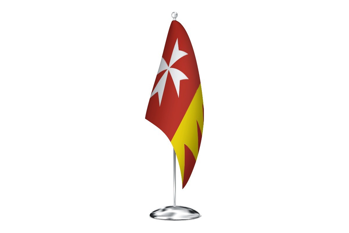 Bandera de despacho de Portomarín de alta calidad