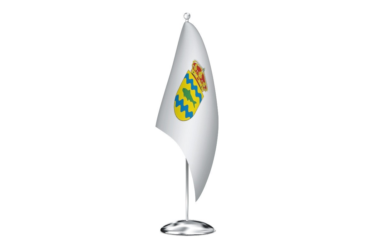 Bandera de despacho de Ribeira de Piquín de alta calidad