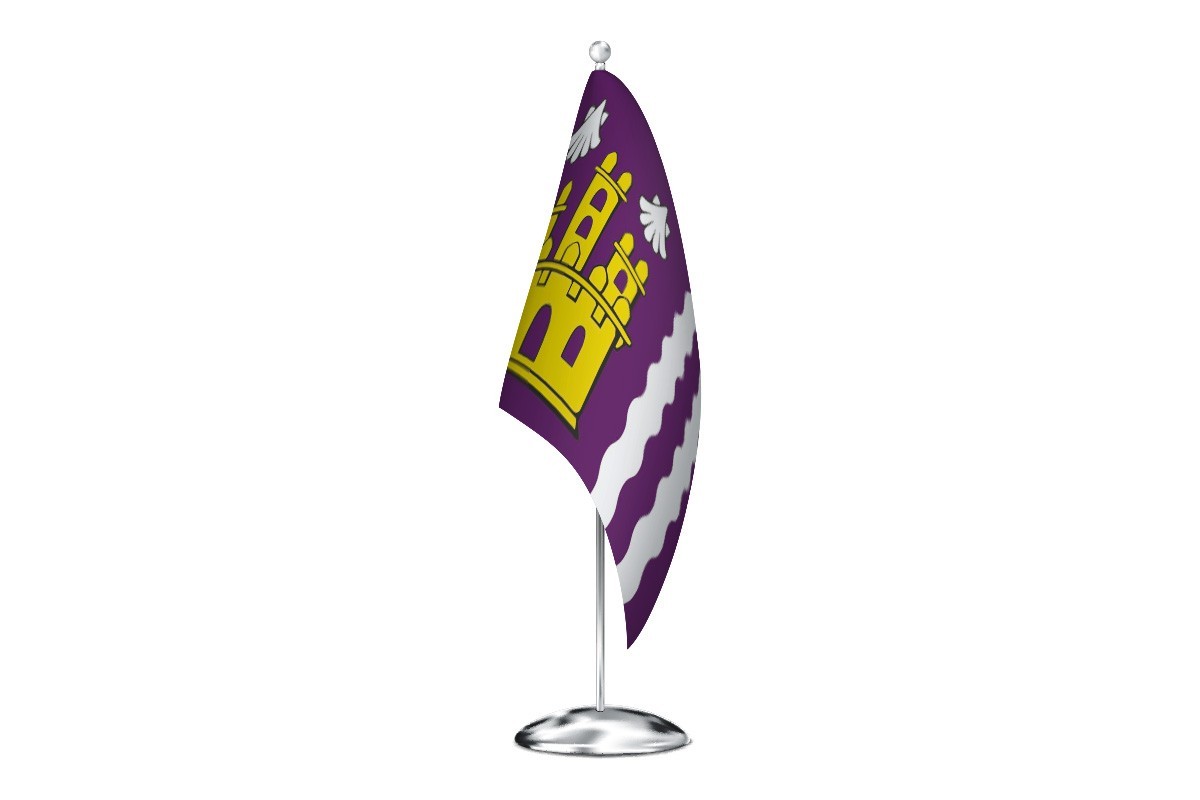 Bandera de despacho de Santa Comba de alta calidad