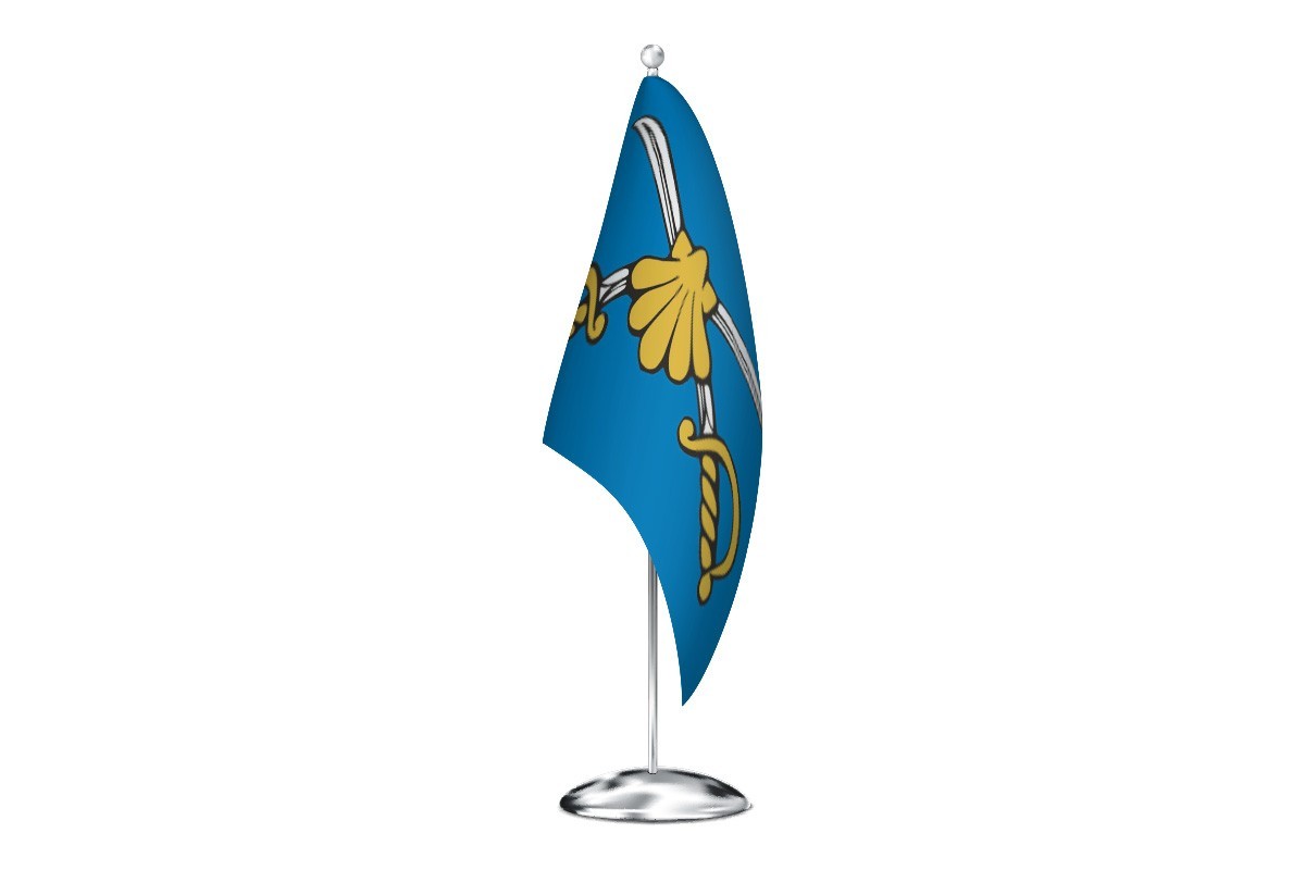 Bandera de despacho de Teo de alta calidad