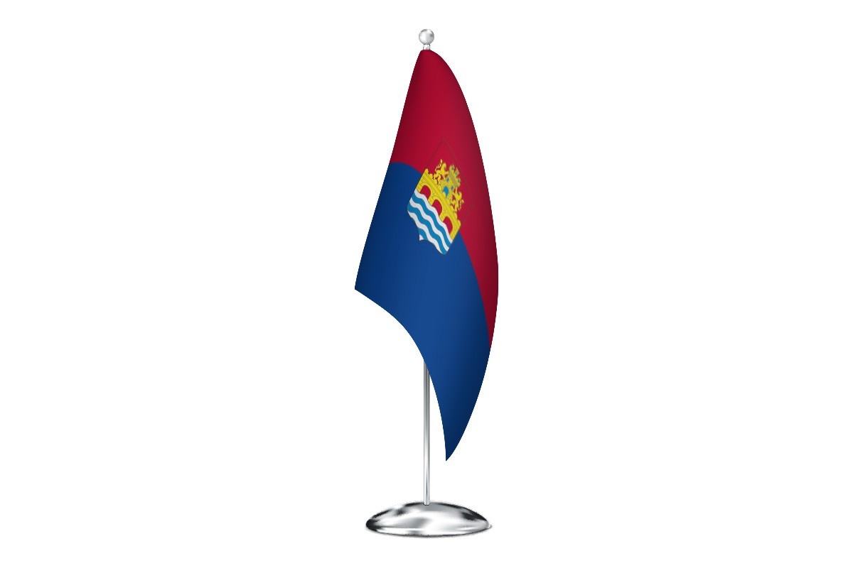 Bandera de despacho de Balmaseda de alta calidad