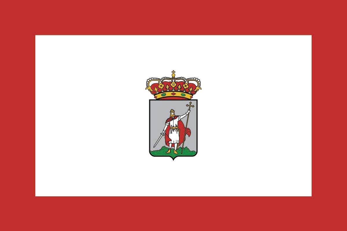 Bandera de Gijón de alta calidad para exterior Bandera de Gijón de alta calidad para exterior