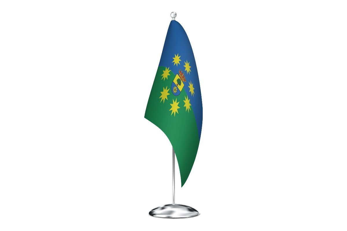 Bandera de despacho de Alfoz de Lloredo de alta calidad