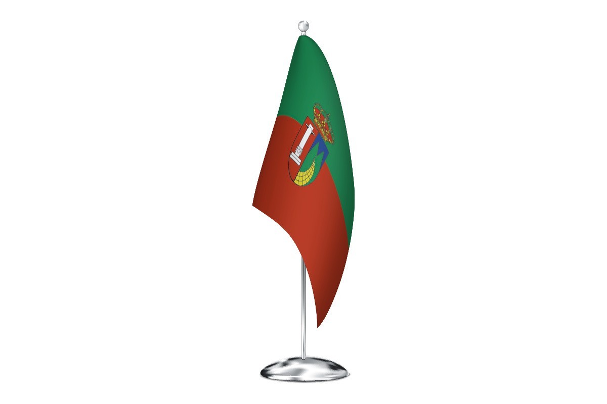 Bandera de despacho de Bárcena de Pie de Concha de alta calidad