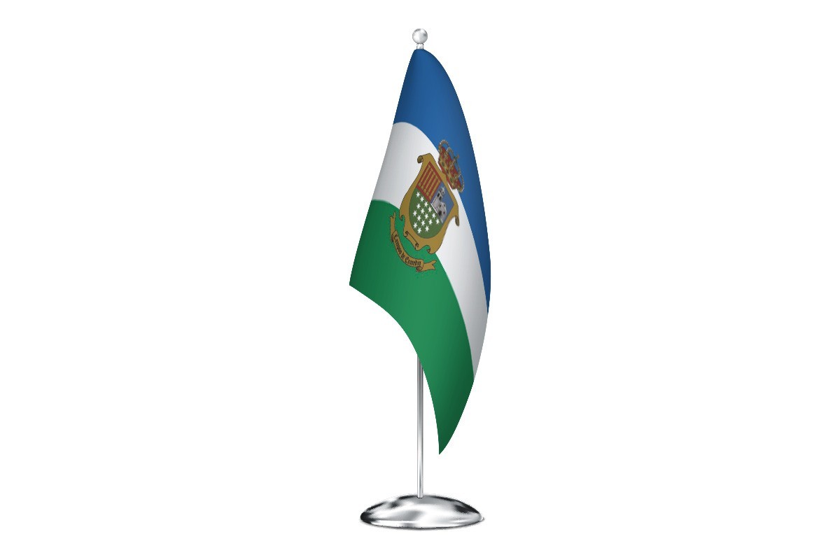 Bandera de despacho de Campoo de Enmedio de alta calidad