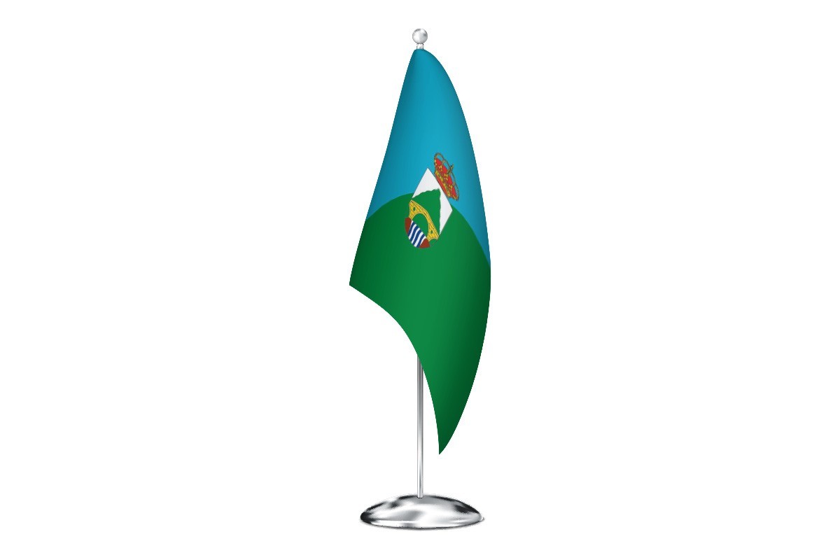 Bandera de despacho de Puente Viesgo de alta calidad