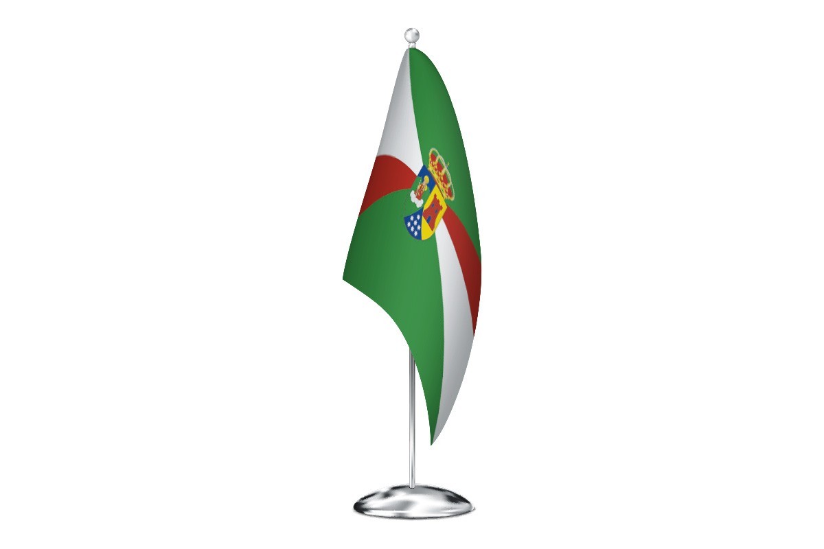 Bandera de despacho de Valdeprado del Río de alta calidad