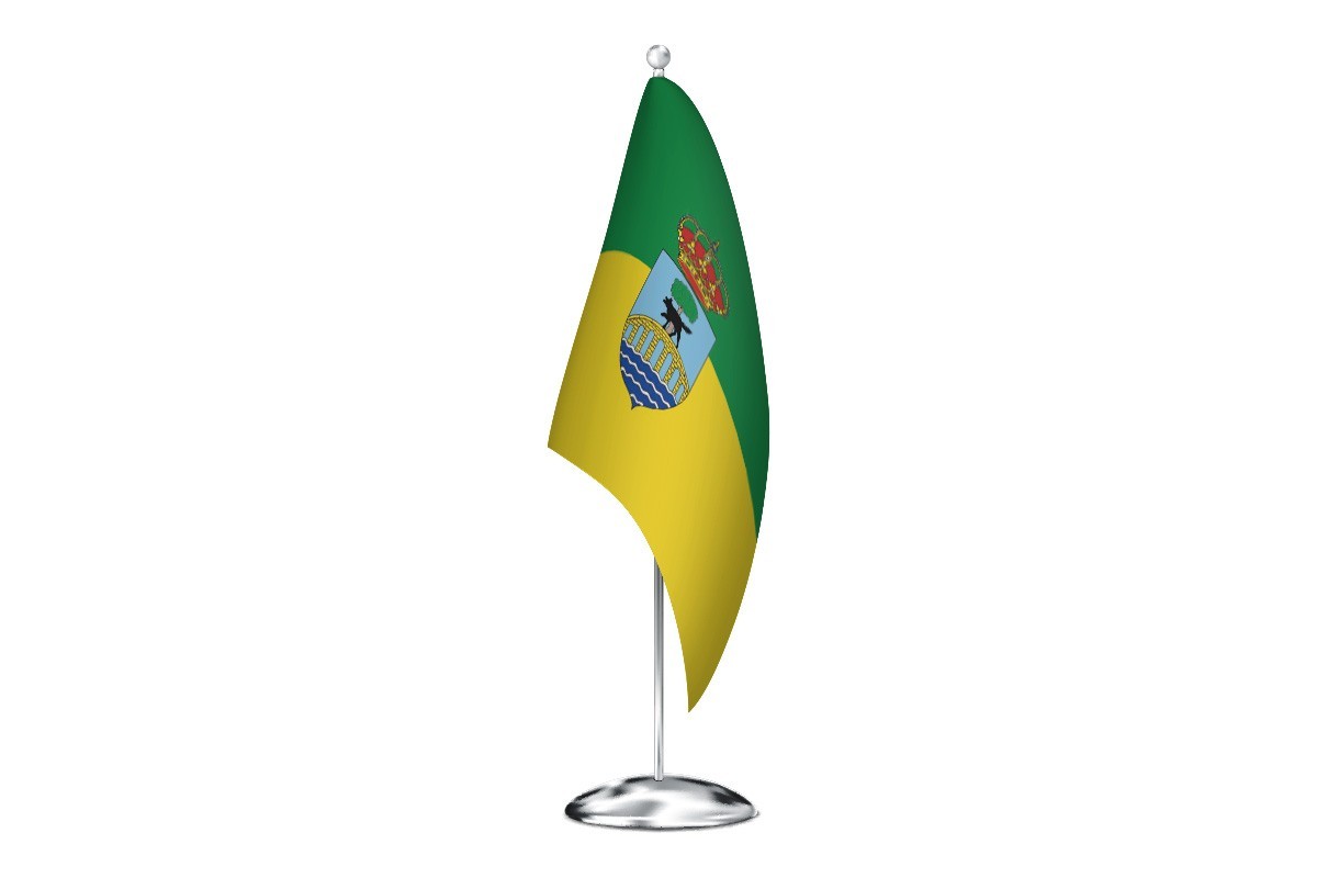 Bandera de despacho de Valderredible de alta calidad
