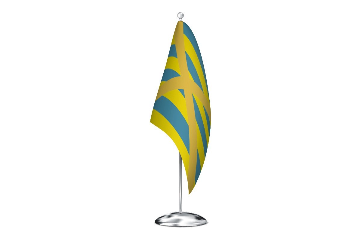 Bandera de despacho de Alaior de alta calidad