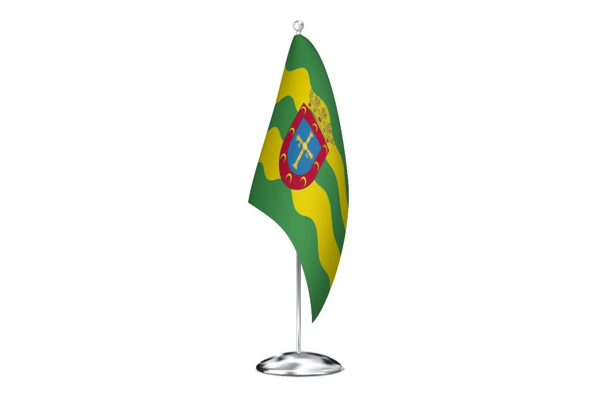 Bandera de despacho de Allande de alta calidad