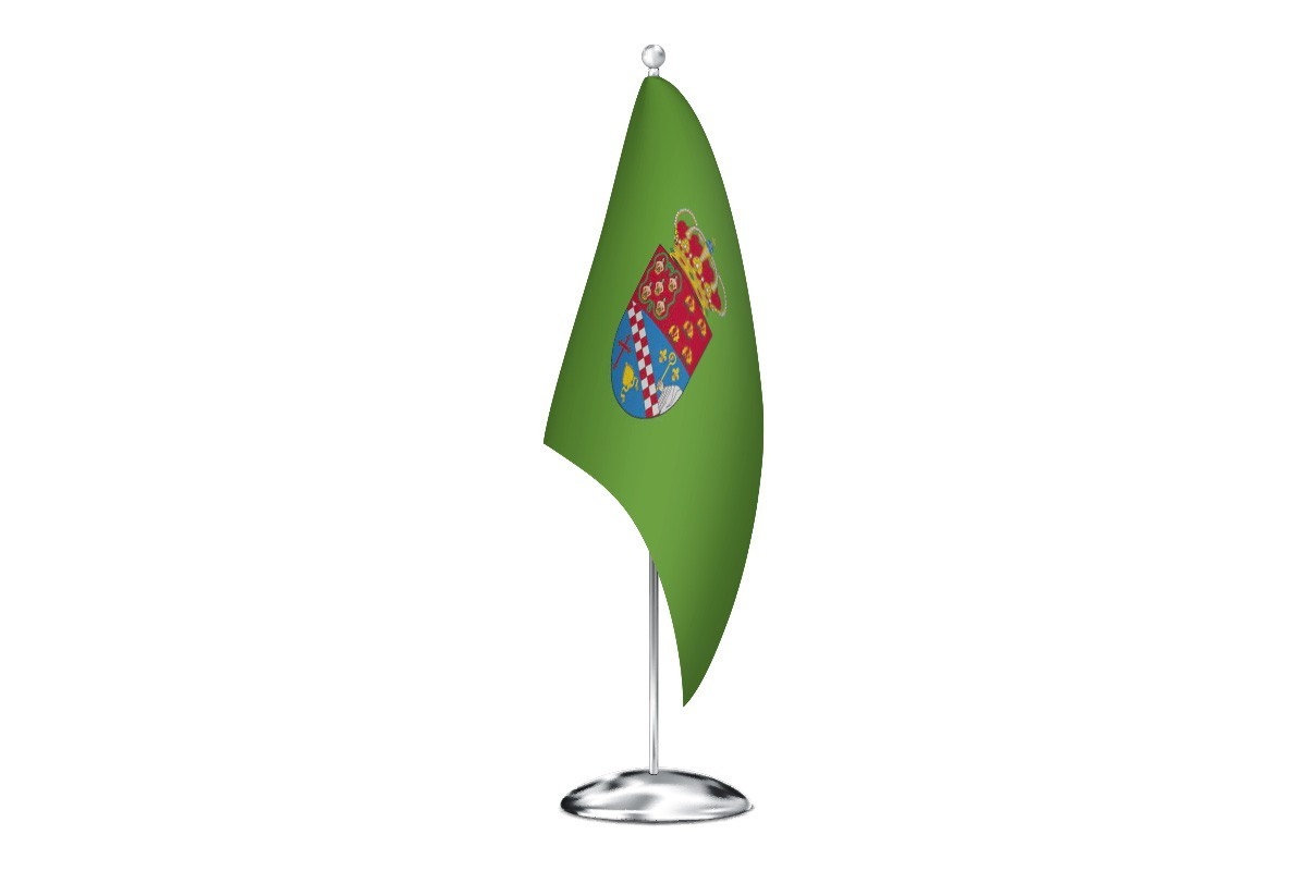 Bandera de despacho de Belmonte de Miranda de alta calidad