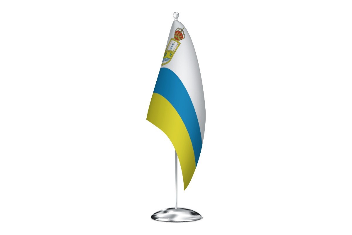 Bandera de despacho de Mieres de alta calidad