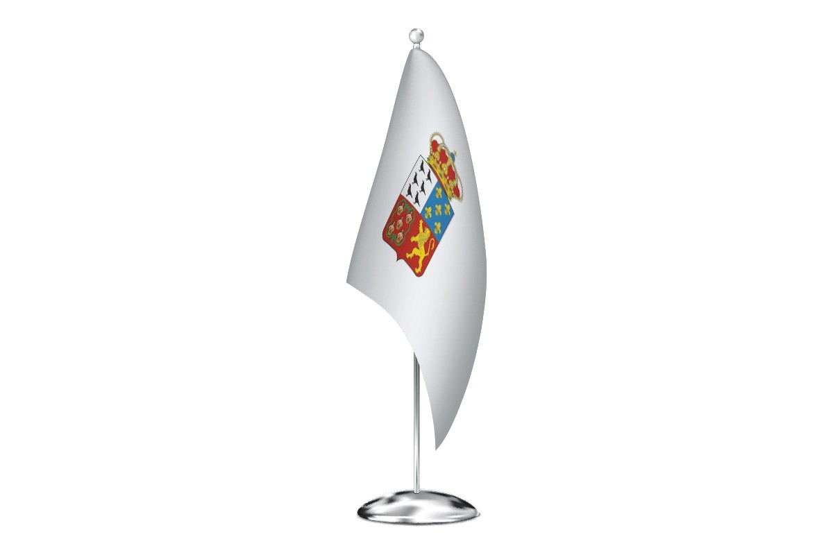 Bandera de despacho de Muros de Nalón de alta calidad