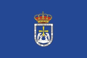 Bandera de Oviedo de alta calidad para exterior 123