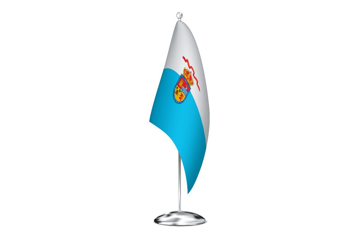 Bandera de despacho de Santa María de Guía de Gran Canaria de alta calidad