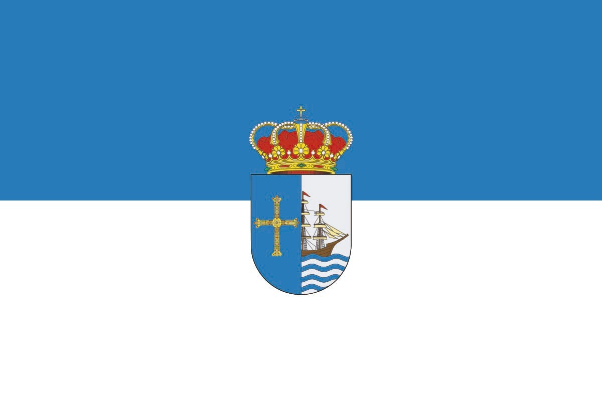 Bandera de Ribadesella de alta calidad para exterior Bandera de Ribadesella de alta calidad para exterior