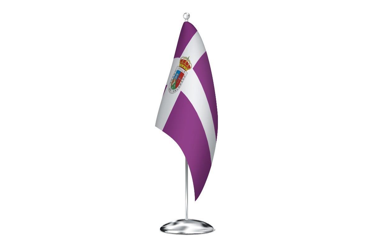 Bandera de despacho de Casar de Palomero de alta calidad