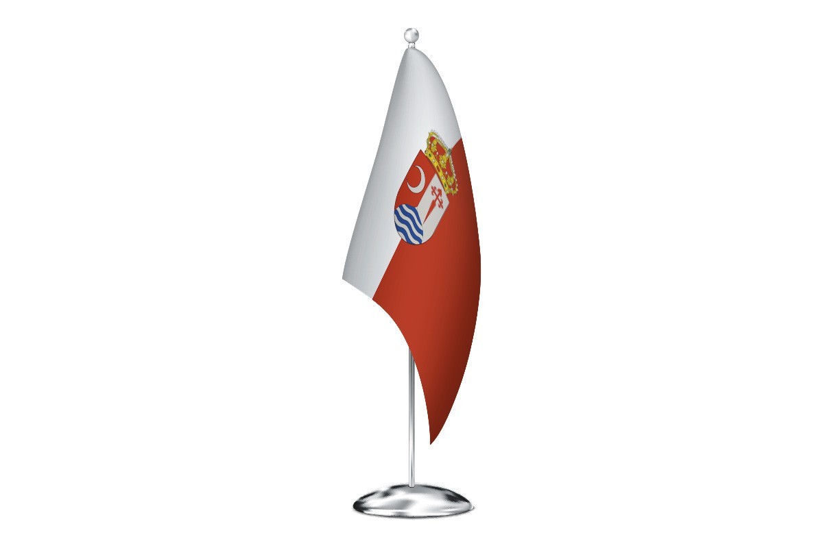 Bandera de despacho de Cordobilla de Lácara de alta calidad