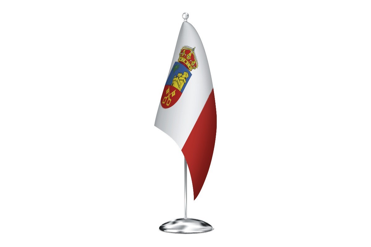 Bandera de despacho de Don Benito de alta calidad