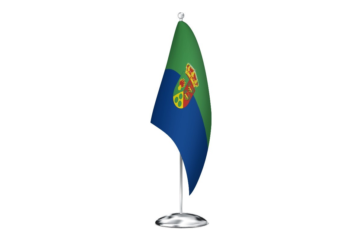 Bandera de despacho de Guijo de Galisteo de alta calidad