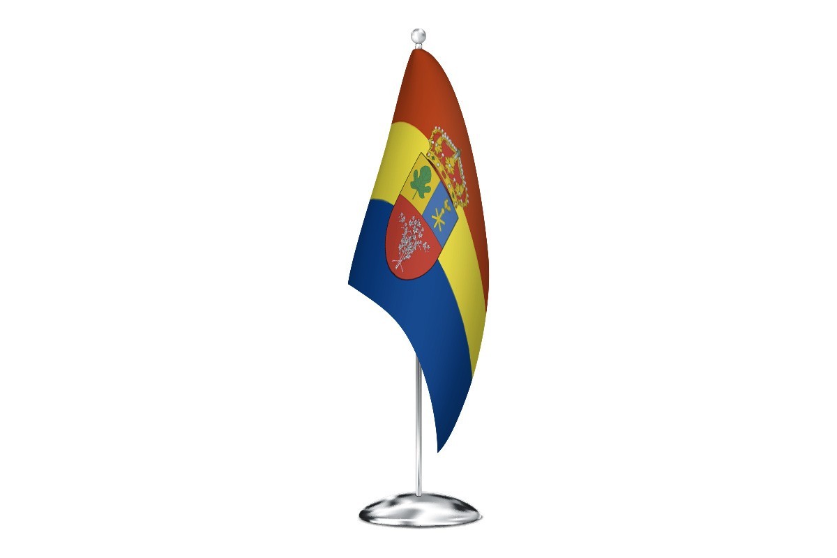 Bandera de despacho de Higuera de la Serena de alta calidad