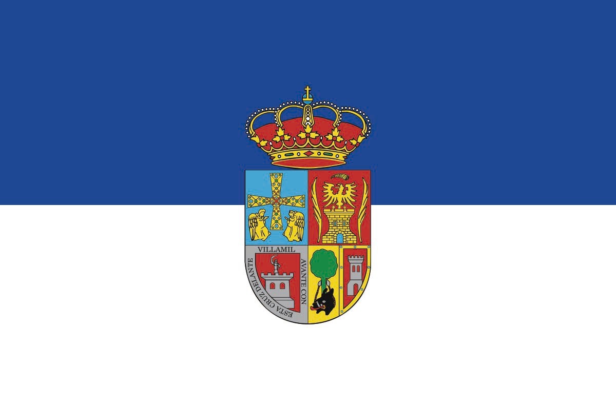 Bandera de Tapia de Casariego de alta calidad para exterior Bandera de Tapia de Casariego de alta calidad para exterior