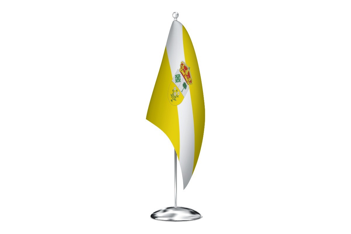 Bandera de despacho de Peraleda del Zaucejo de alta calidad