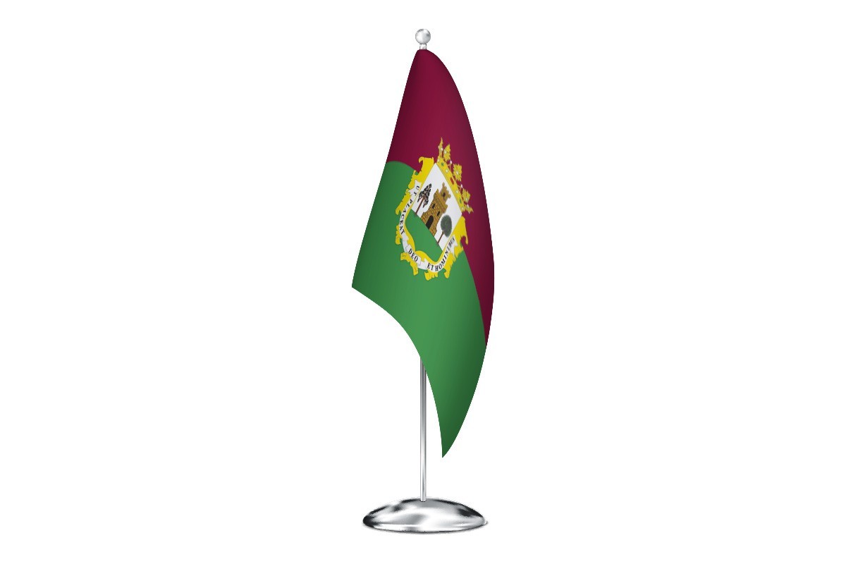 Bandera de despacho de Plasencia de alta calidad