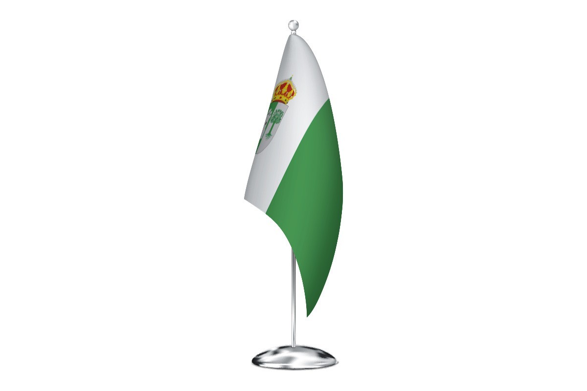 Bandera de despacho de Robledillo de Trujillo de alta calidad