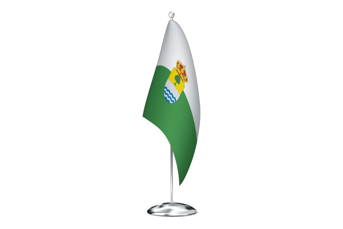 Bandera de despacho de Robledollano de alta calidad