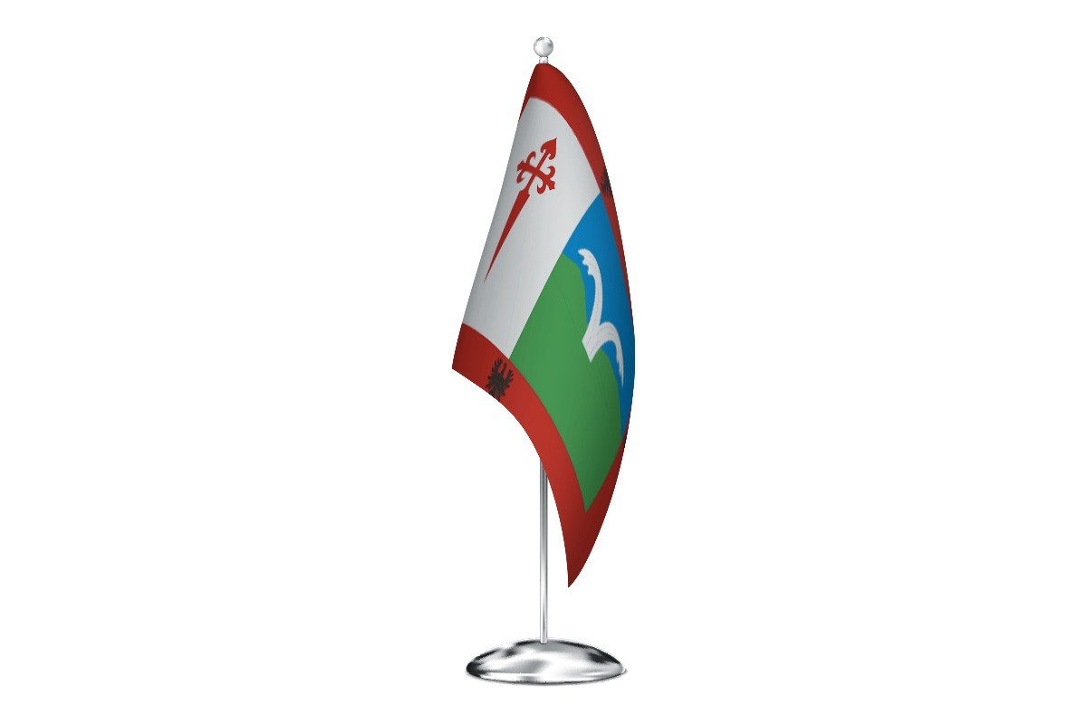 Bandera de despacho de Valdefuentes de alta calidad