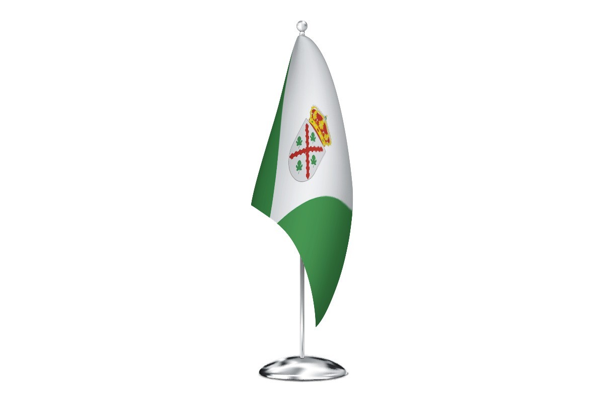 Bandera de despacho de Valdemorales de alta calidad
