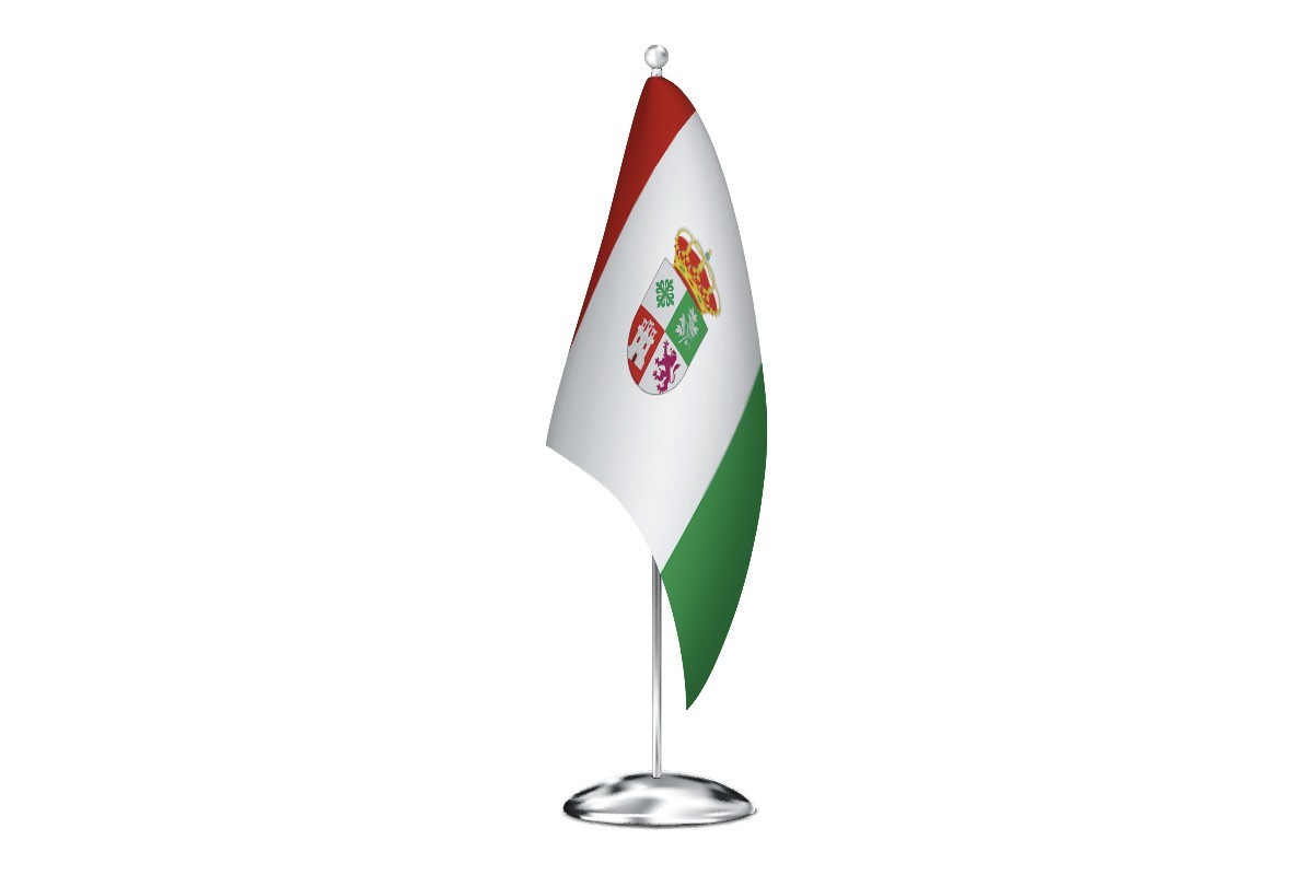 Bandera de despacho de Valverde del Fresno de alta calidad