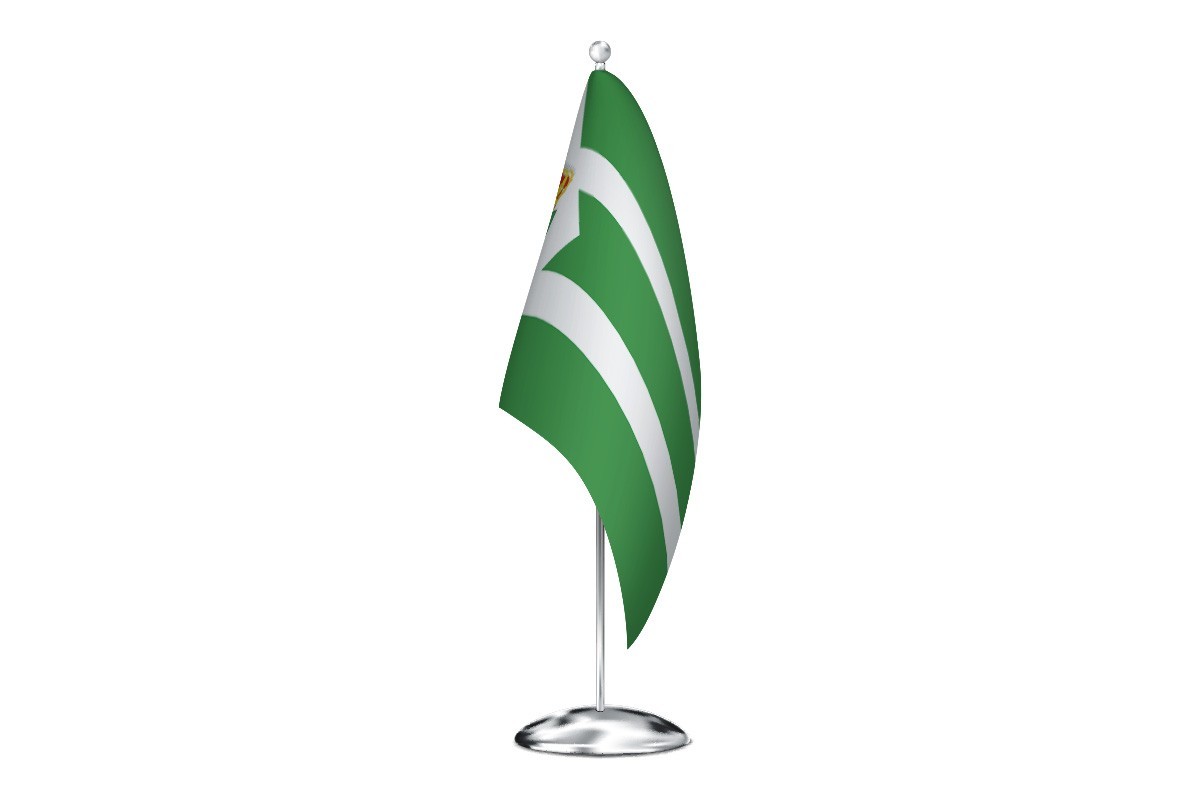 Bandera de despacho de Villa del Campo de alta calidad