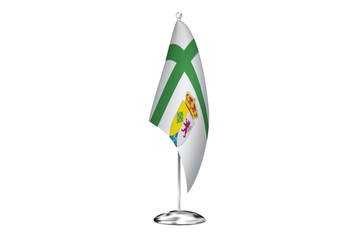Bandera de despacho de Villa del Rey de alta calidad
