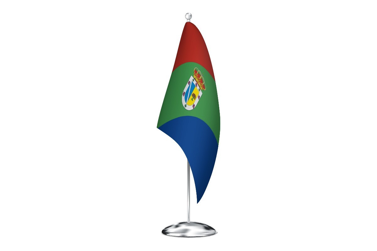 Bandera de despacho de Zarza la Mayor de alta calidad
