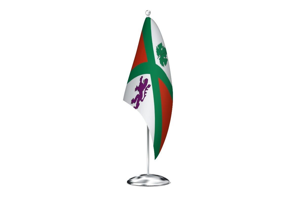 Bandera de despacho de Alcudia de Monteagud de alta calidad